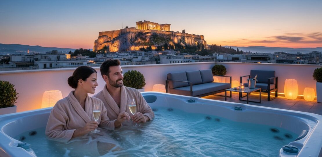 An Athens Jacuzzi with an Acropolis View: Your Ultimate Rooftop Escape – Hero Image