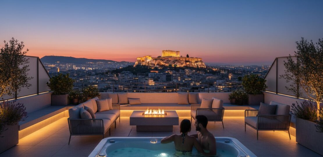 Athens Apartment with Jacuzzi: Your Guide to a Luxurious Rooftop Escape – Hero Image