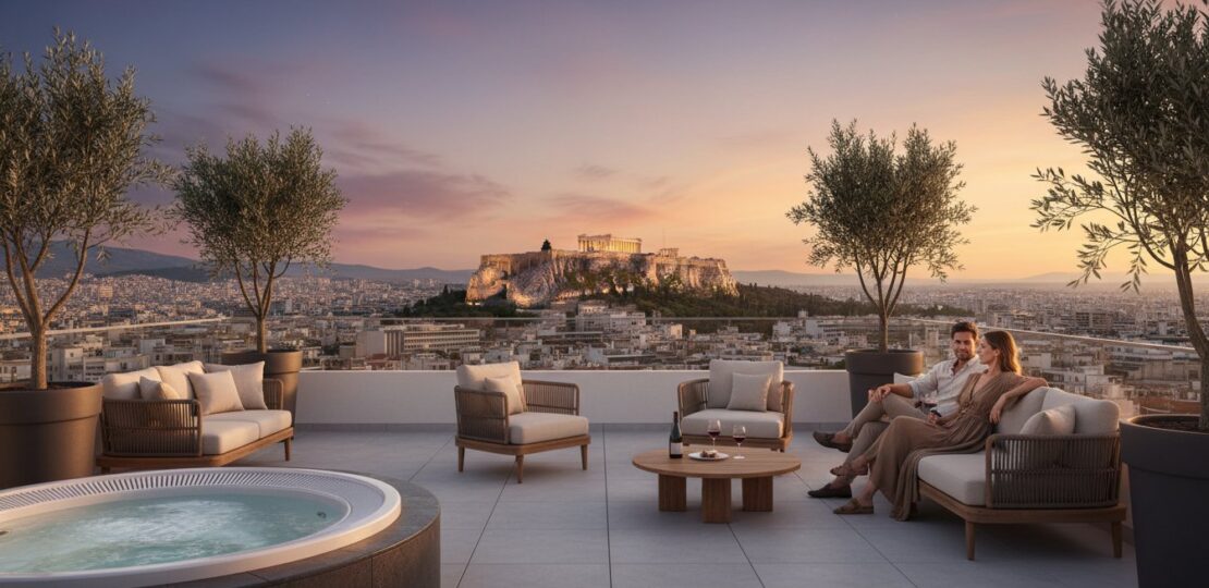 Relax & Recharge: Your Guide to the Ultimate Relaxing Rooftop Stay in Athens – Hero Image