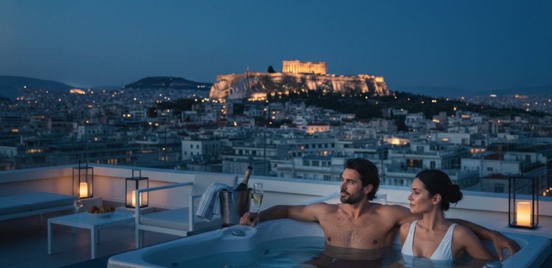 Athens Studio Rental with Jacuzzi: Your Private Rooftop Escape for 2026 – Hero Image