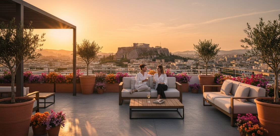 Central Athens Apartment with Balcony: Your Guide to Boutique Rooftop Living – Hero Image